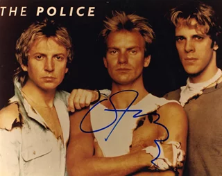 Sting autograph