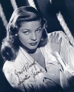 Lauren Bacall autograph
