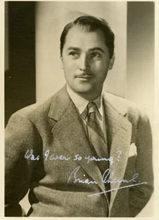Brian Aherne autograph