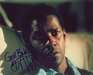 Denzel Washington autograph