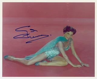 Cyd Charisse autograph