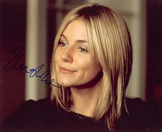 Sienna Miller autograph