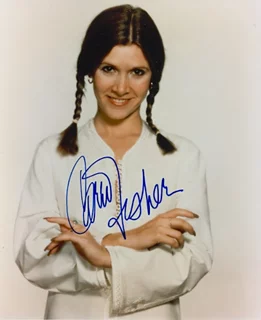 Carrie Fisher autograph