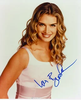 Brooke Shields autograph