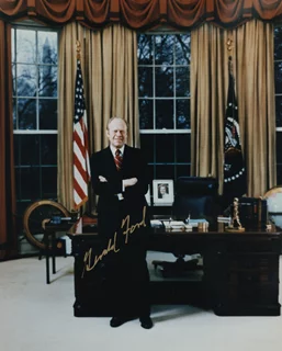 Gerald Ford autograph