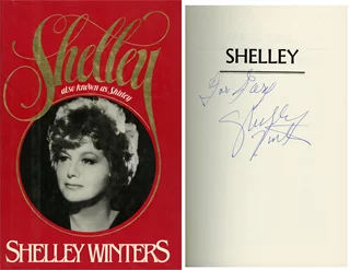 Shelley Winters autograph