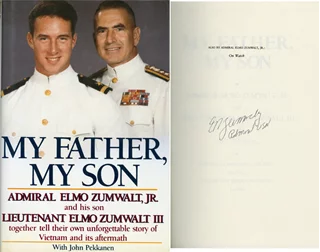 Elmo Zumwalt autograph