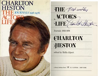 Charlton Heston autograph