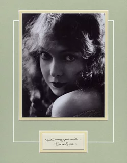 Lillian Gish autograph