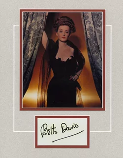 Bette Davis autograph