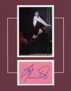 Liza Minnelli autograph