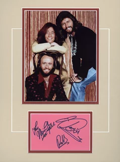 The Bee Gees autograph