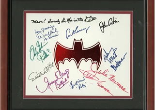 Batman autograph