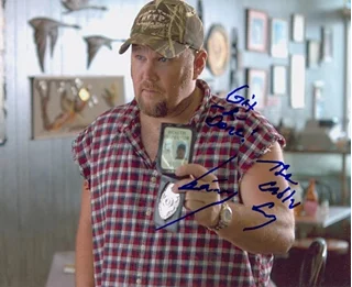 Larry The Cable Guy autograph