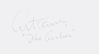 Art Carney autograph