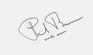 Phil Brown autograph