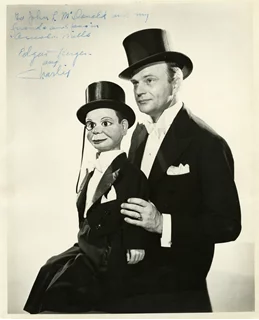 Edgar Bergen autograph