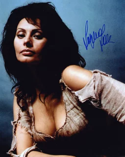 Sophia Loren autograph