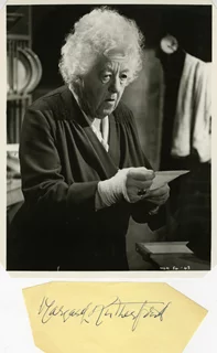Margaret Rutherford autograph