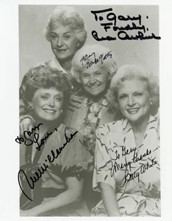 The Golden Girls autograph