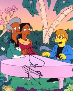 Elton John autograph