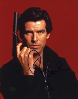 Pierce Brosnan autograph