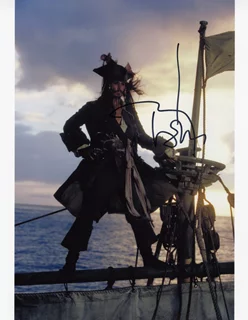 Johnny Depp autograph