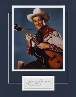 Roy Rogers autograph