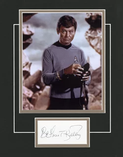 Deforest Kelley autograph