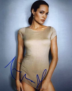Angelina Jolie autograph
