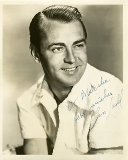 Alan Ladd autograph