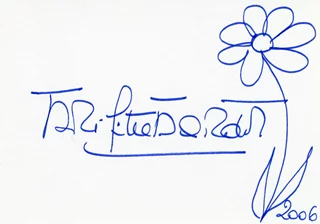 Brigitte Bardot autograph