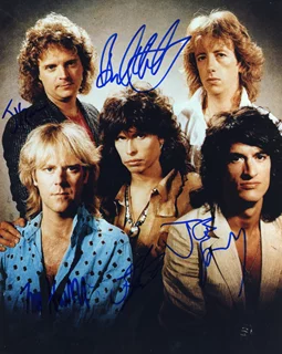 Aerosmith autograph