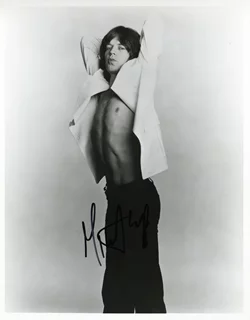 Mick Jagger autograph
