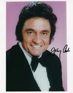 Johnny Cash autograph