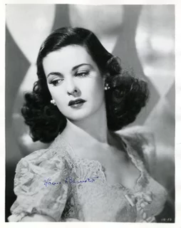 Joan Bennett autograph