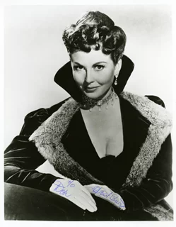 Hazel Court autograph