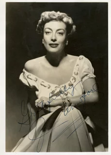 Joan Crawford autograph