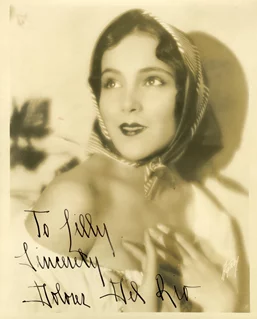 Dolores Del Rio autograph