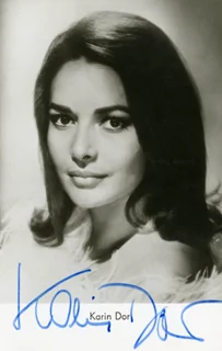 Karin Dor autograph