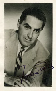 Tyrone Power autograph
