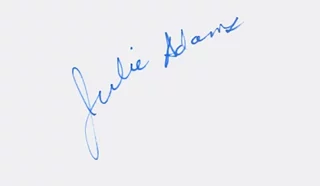 Julie Adams autograph