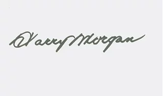 Harry Morgan autograph