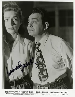 Lauren Bacall autograph