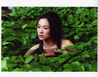 Ziyi Zhang autograph