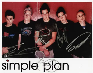 Simple Plan autograph