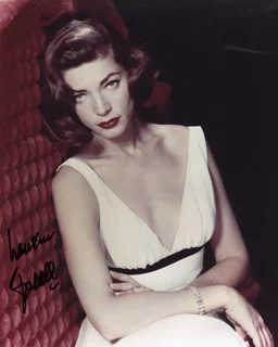 Lauren Bacall autograph