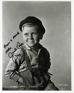 Jackie Cooper autograph