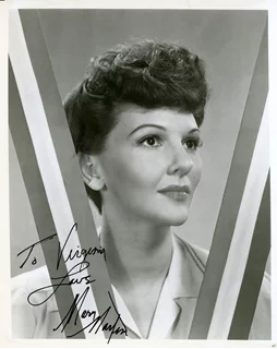 Mary Martin autograph