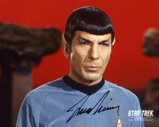 Leonard Nimoy autograph